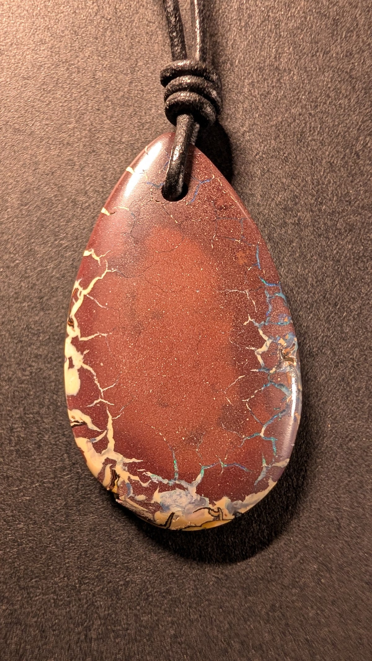 Boulder Opal - Kette - 44,5 Carat