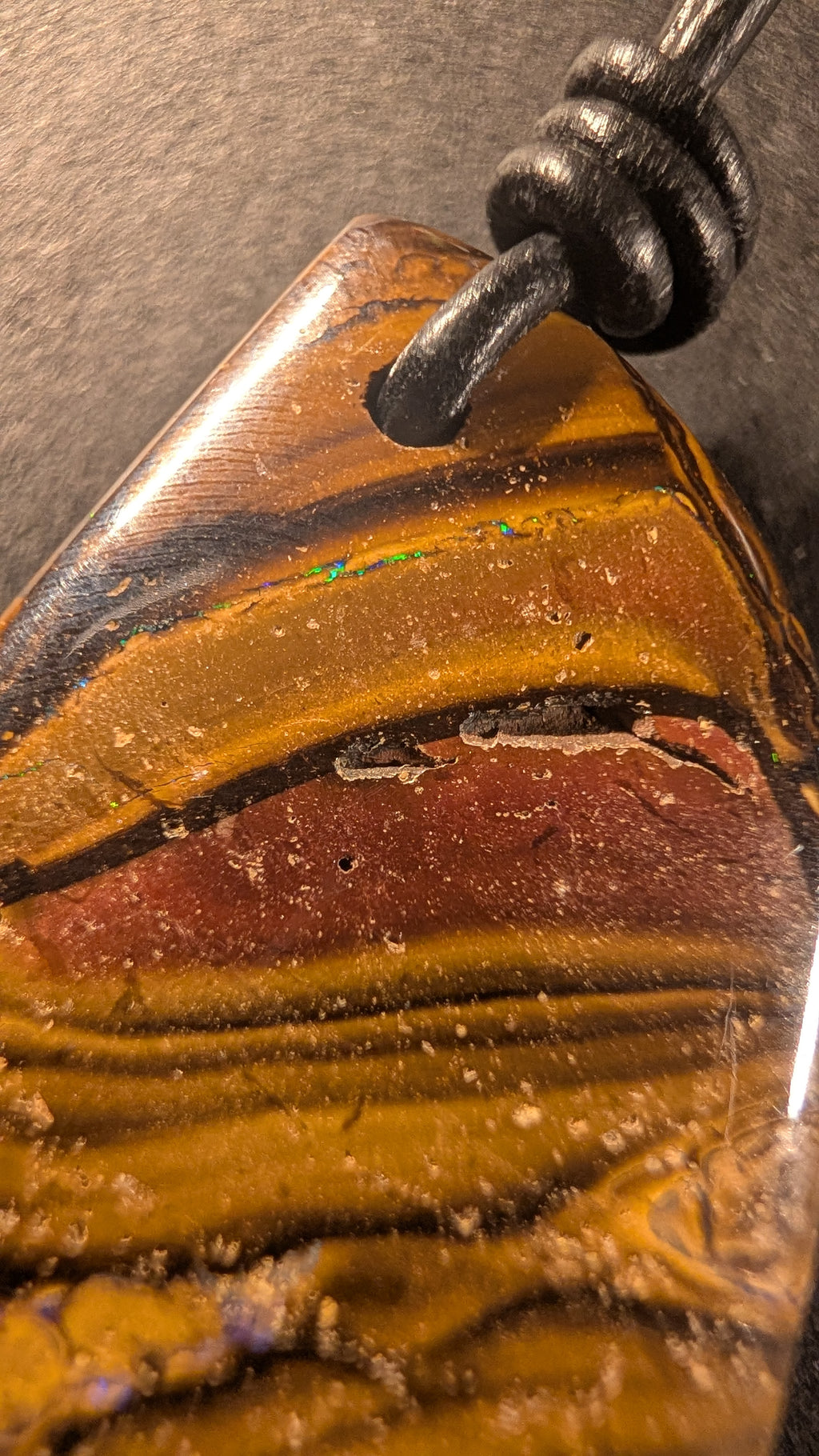 Boulder Opal - Kette - 47 Carat
