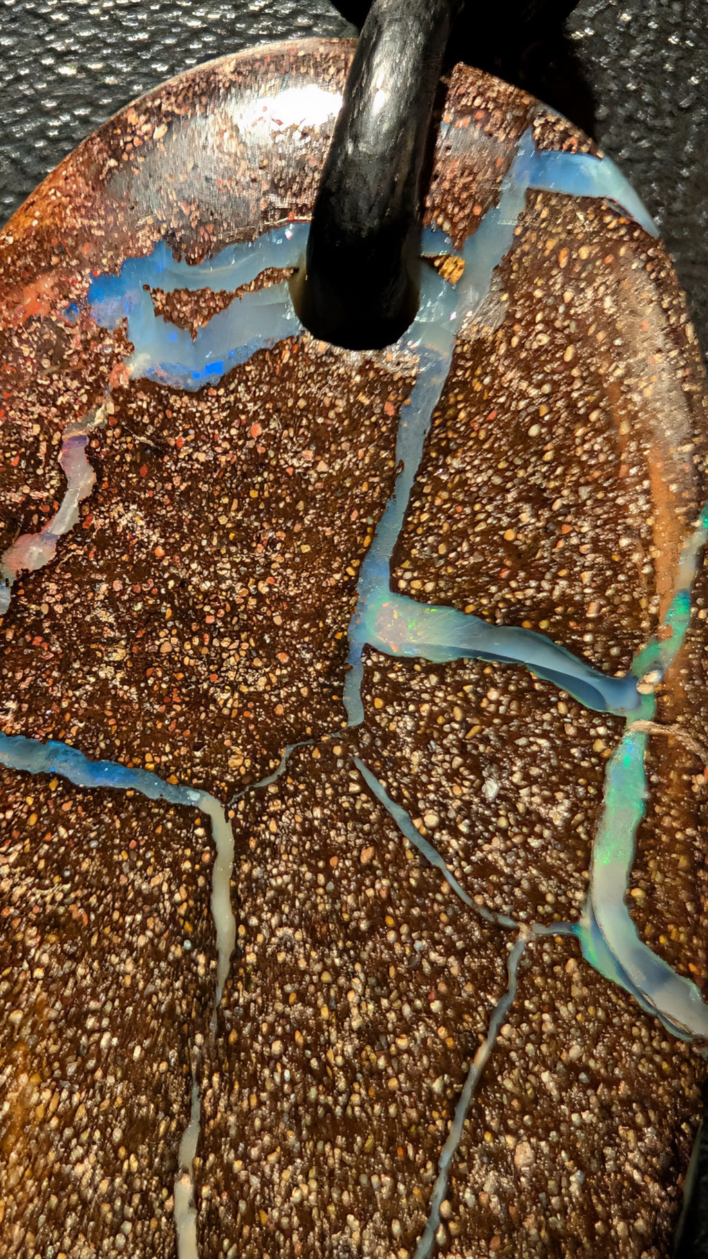 Boulder Opal - Kette - 56 Carat