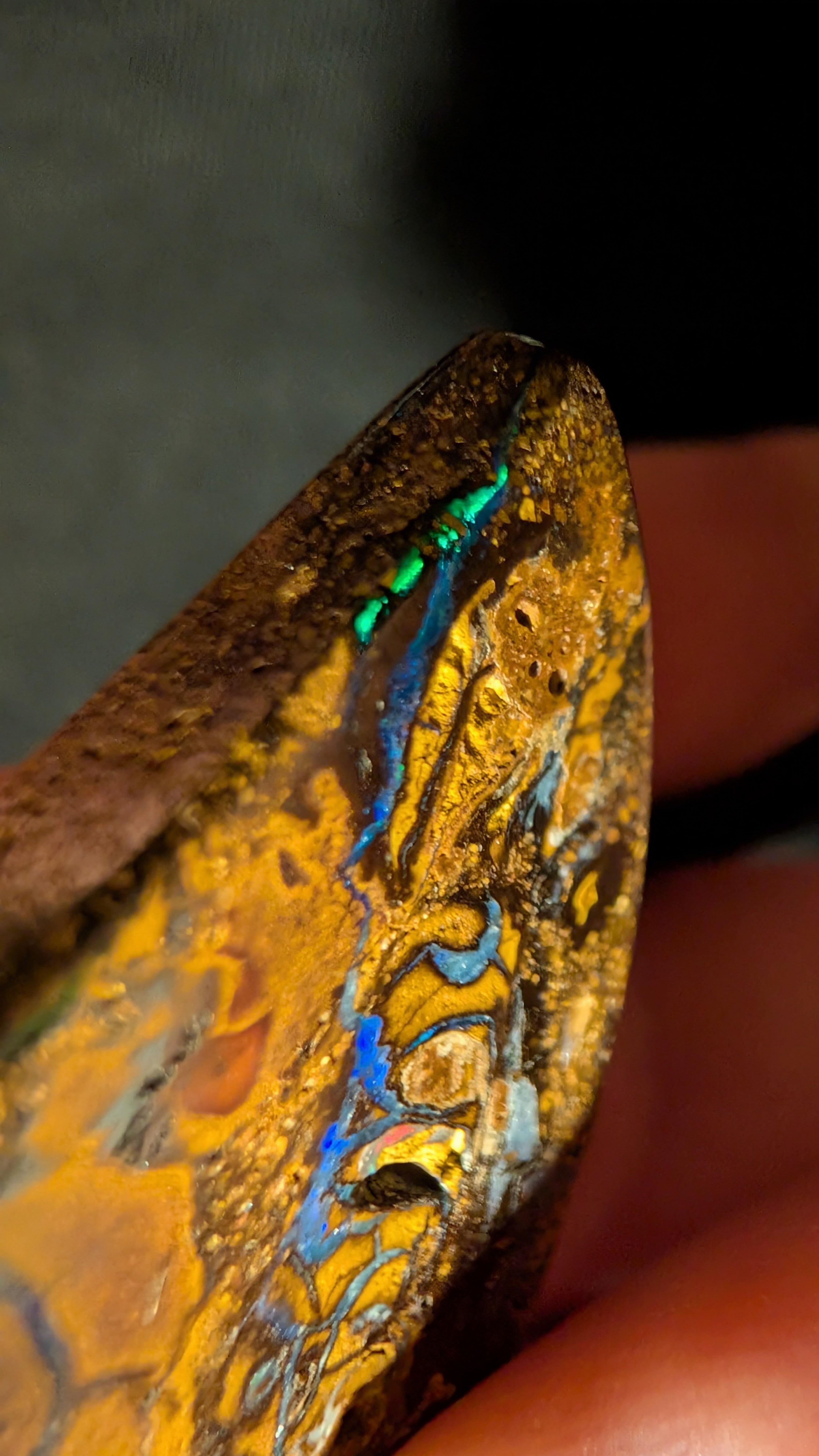 Boulder Opal - Kette - 46 Carat