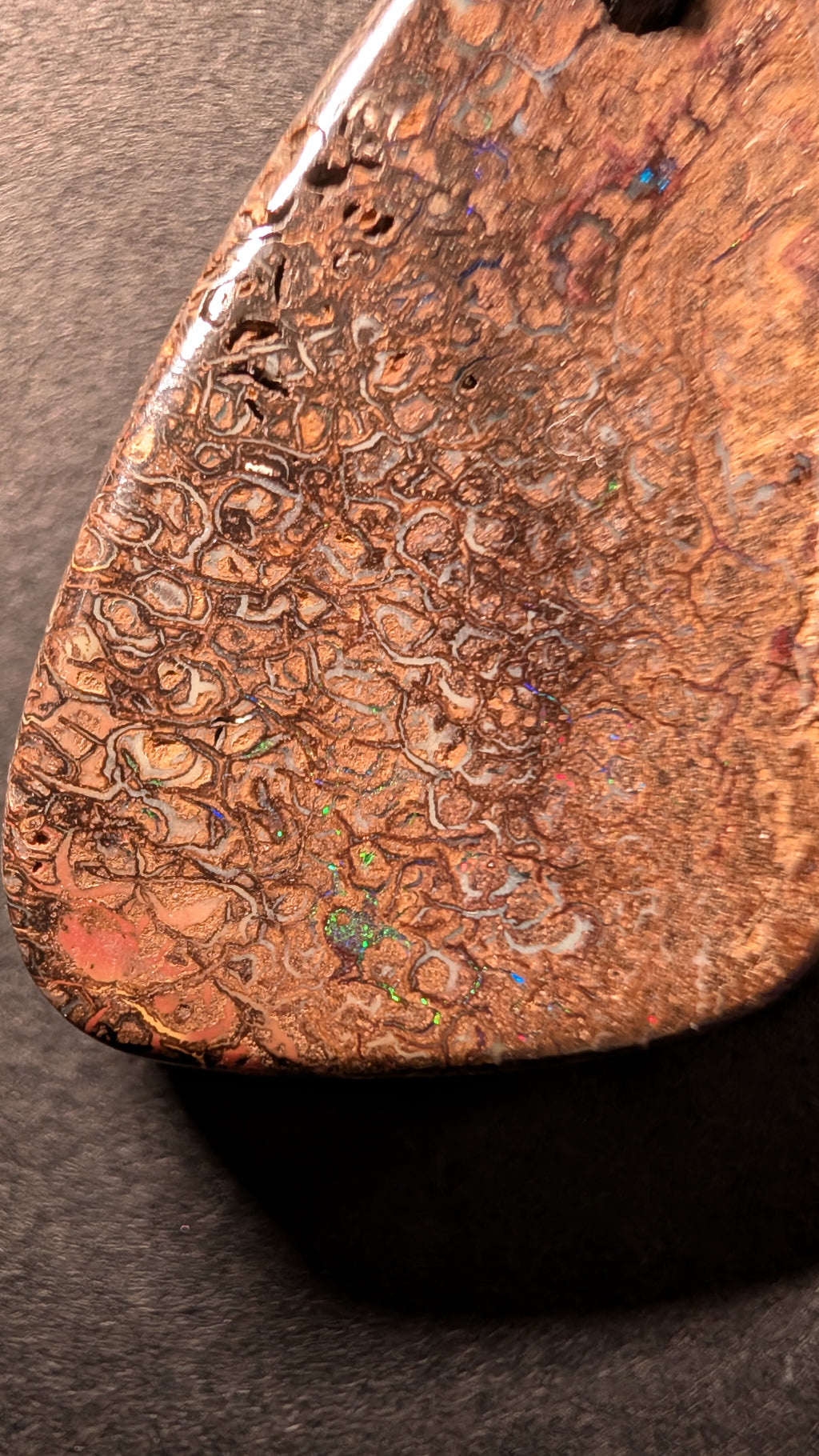 Yowah Boulder Opal - Kette - 38,2 Carat