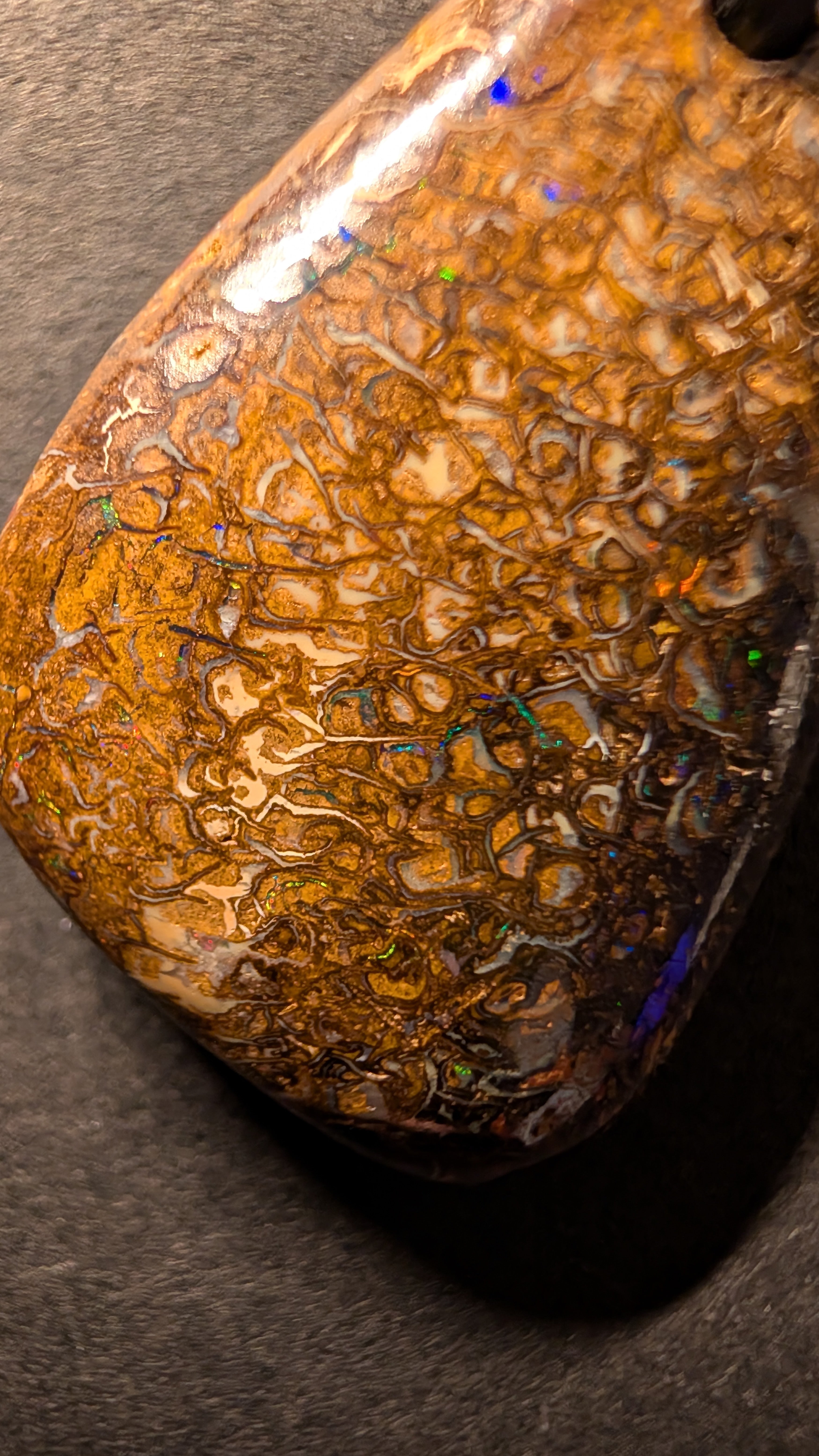 Yowah Boulder Opal - Kette - 38,2 Carat