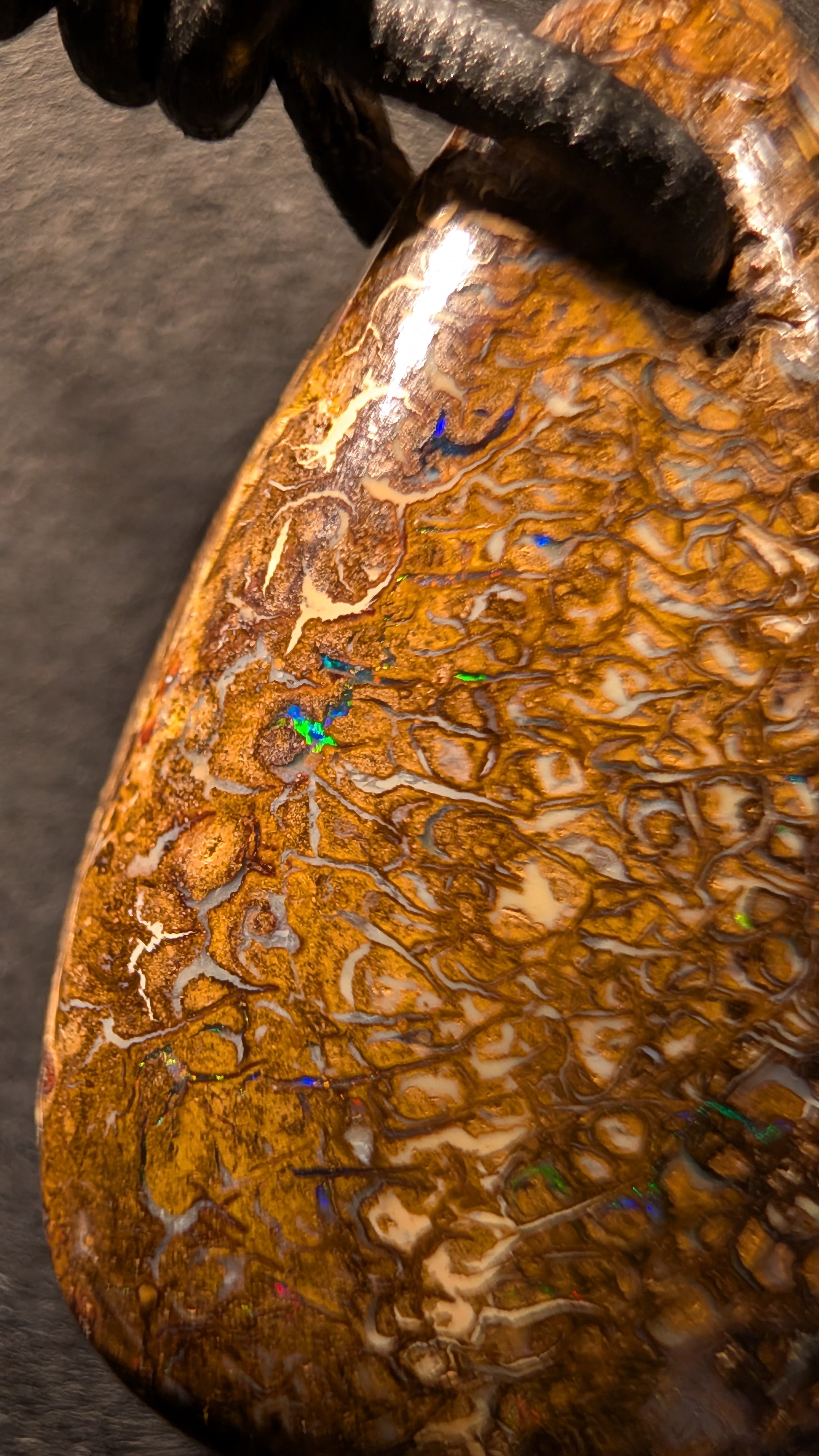 Yowah Boulder Opal - Kette - 38,2 Carat