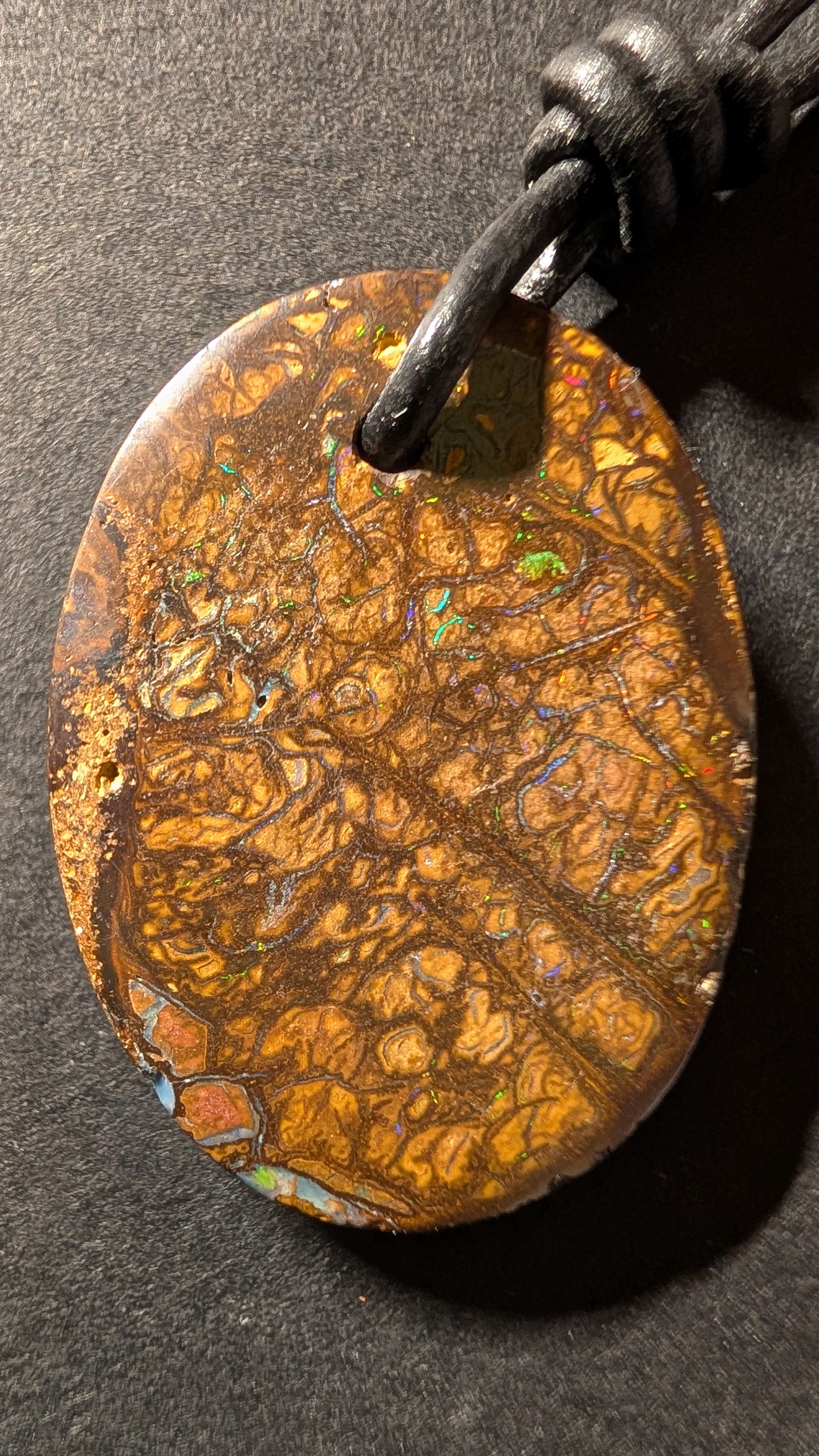 Yowah Boulder Opal - Kette - 30,7 Carat