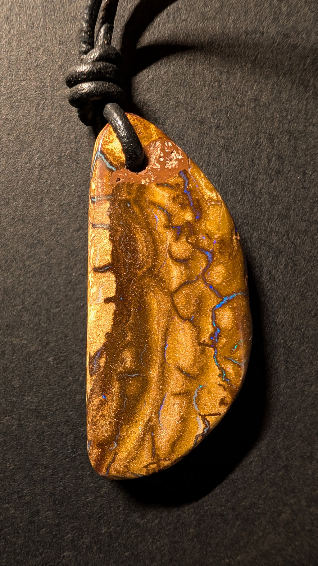 Boulder Opal - Kette - 34,2 Carat