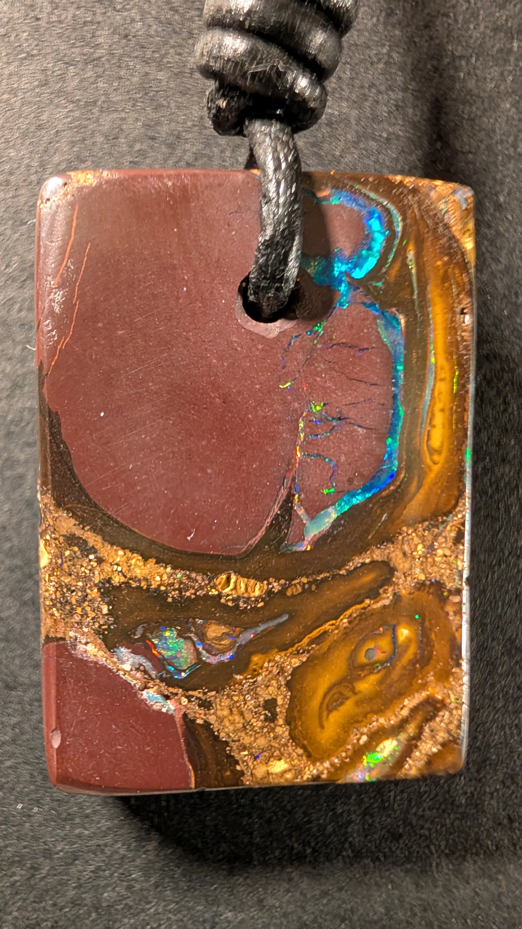 Boulder Opal - Kette - 50,2 Carat