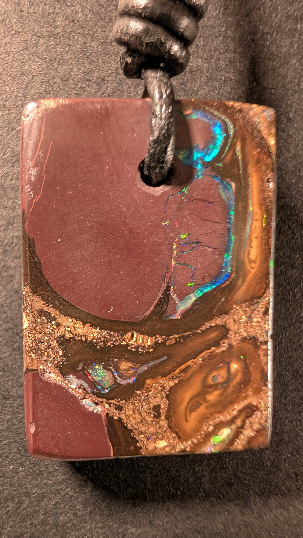 Boulder Opal - Kette - 50,2 Carat