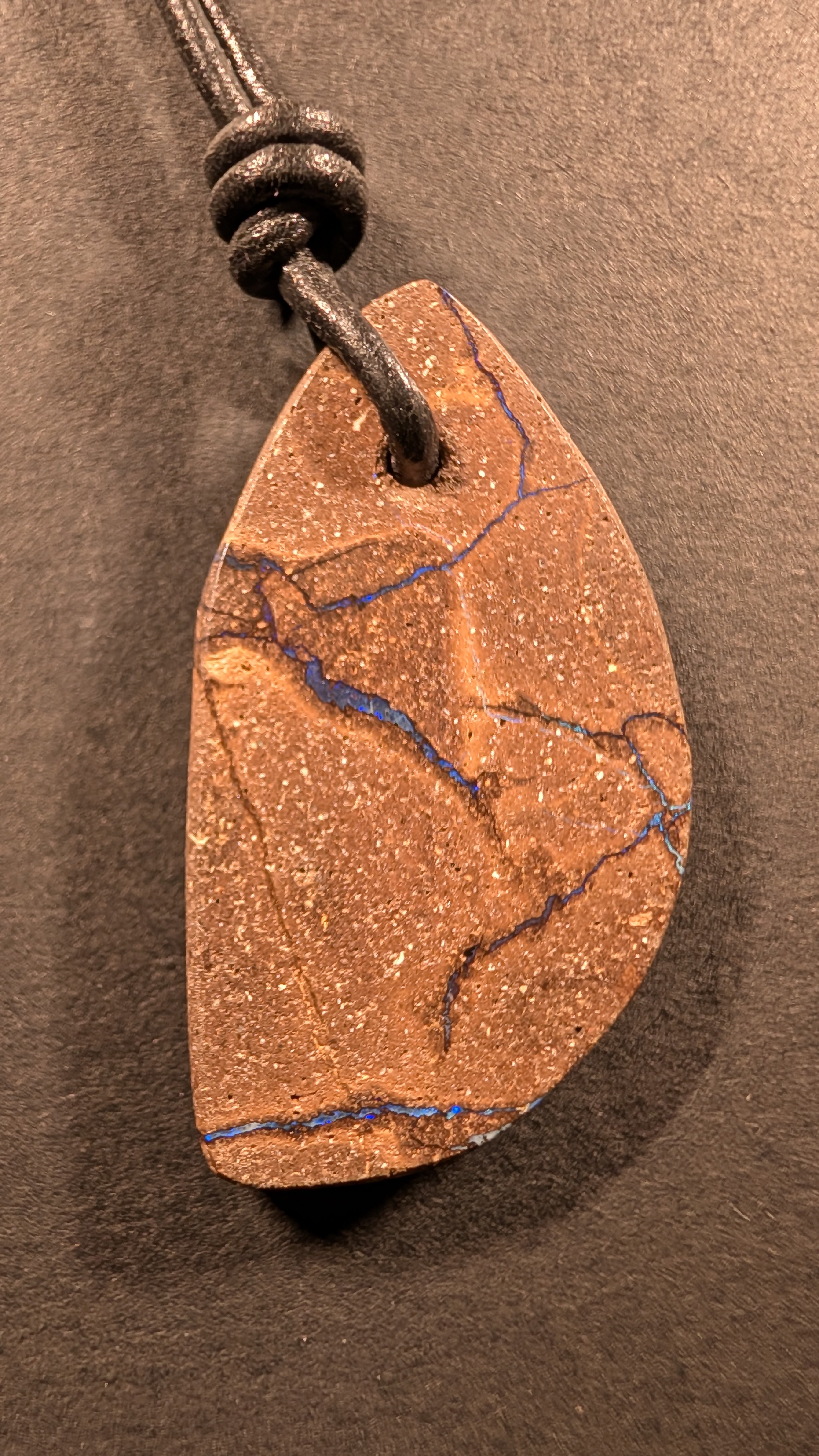 Boulder Opal - Kette - 22,5 Carat