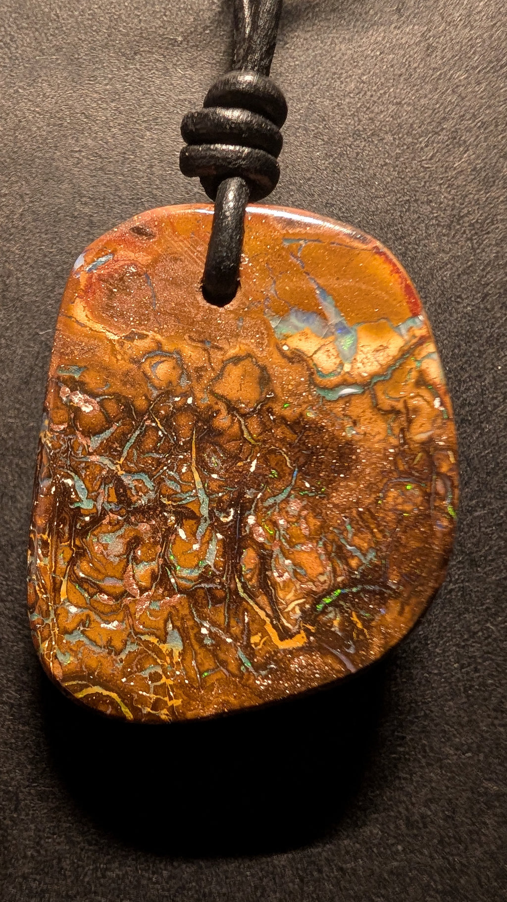 Yowah Boulder Opal - Kette - 53,7 Carat