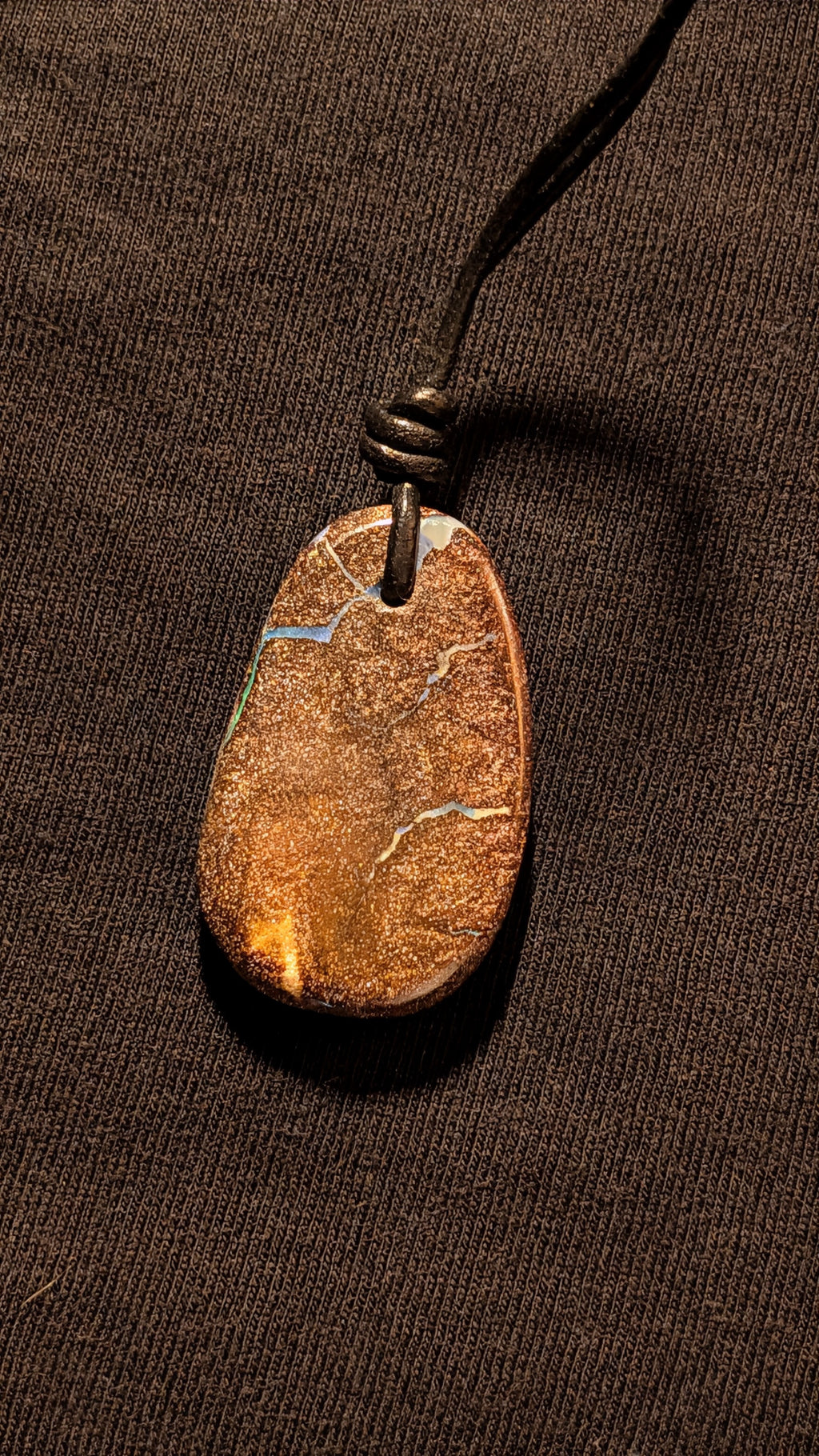 Boulder Opal - Kette - 56 Carat