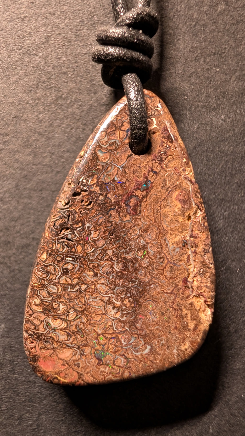 Yowah Boulder Opal - Kette - 38,2 Carat