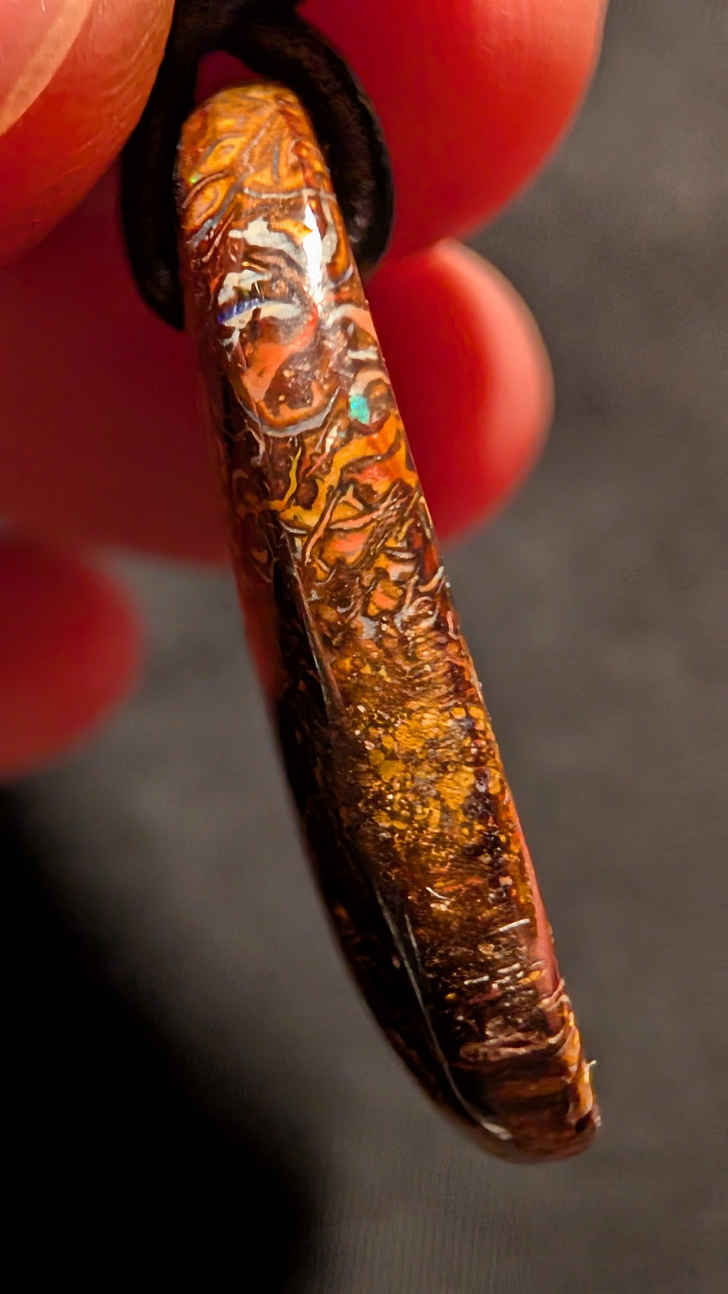 Boulder Opal - Kette - 38,8 Carat