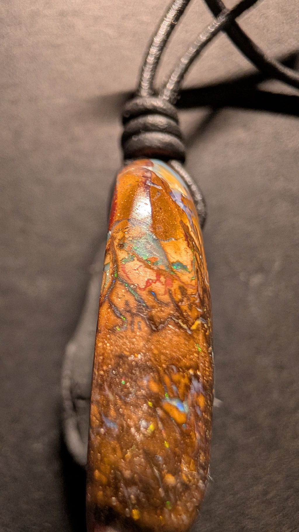 Yowah Boulder Opal - Kette - 53,7 Carat