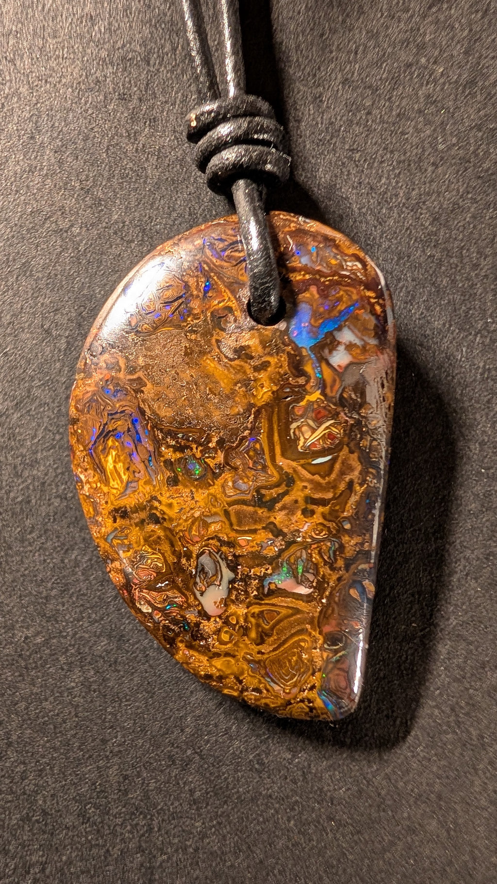 Yowah Boulder Opal - Kette - 47,4 Carat