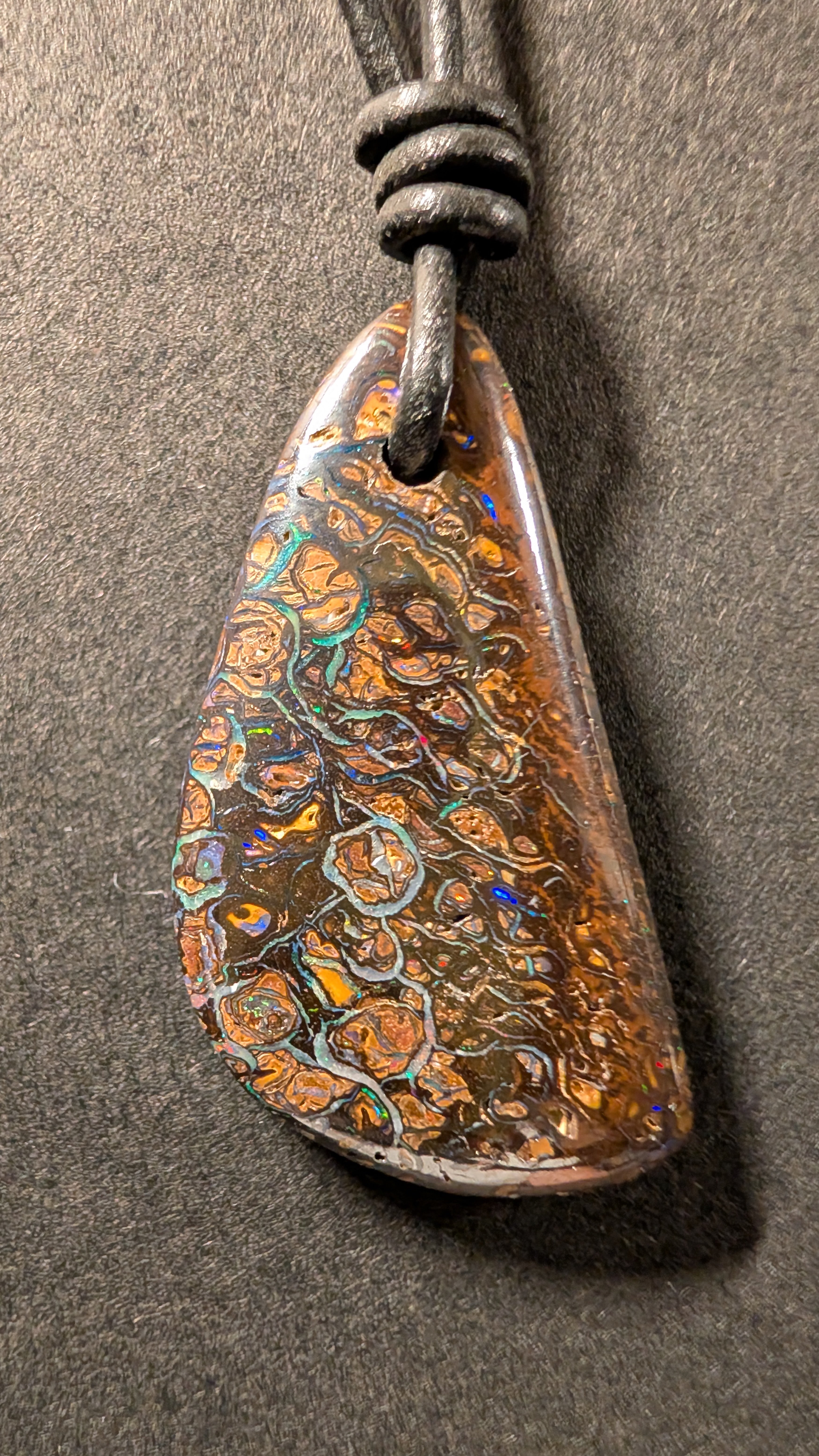 Yowah Boulder Opal - Kette - 40,6 Carat