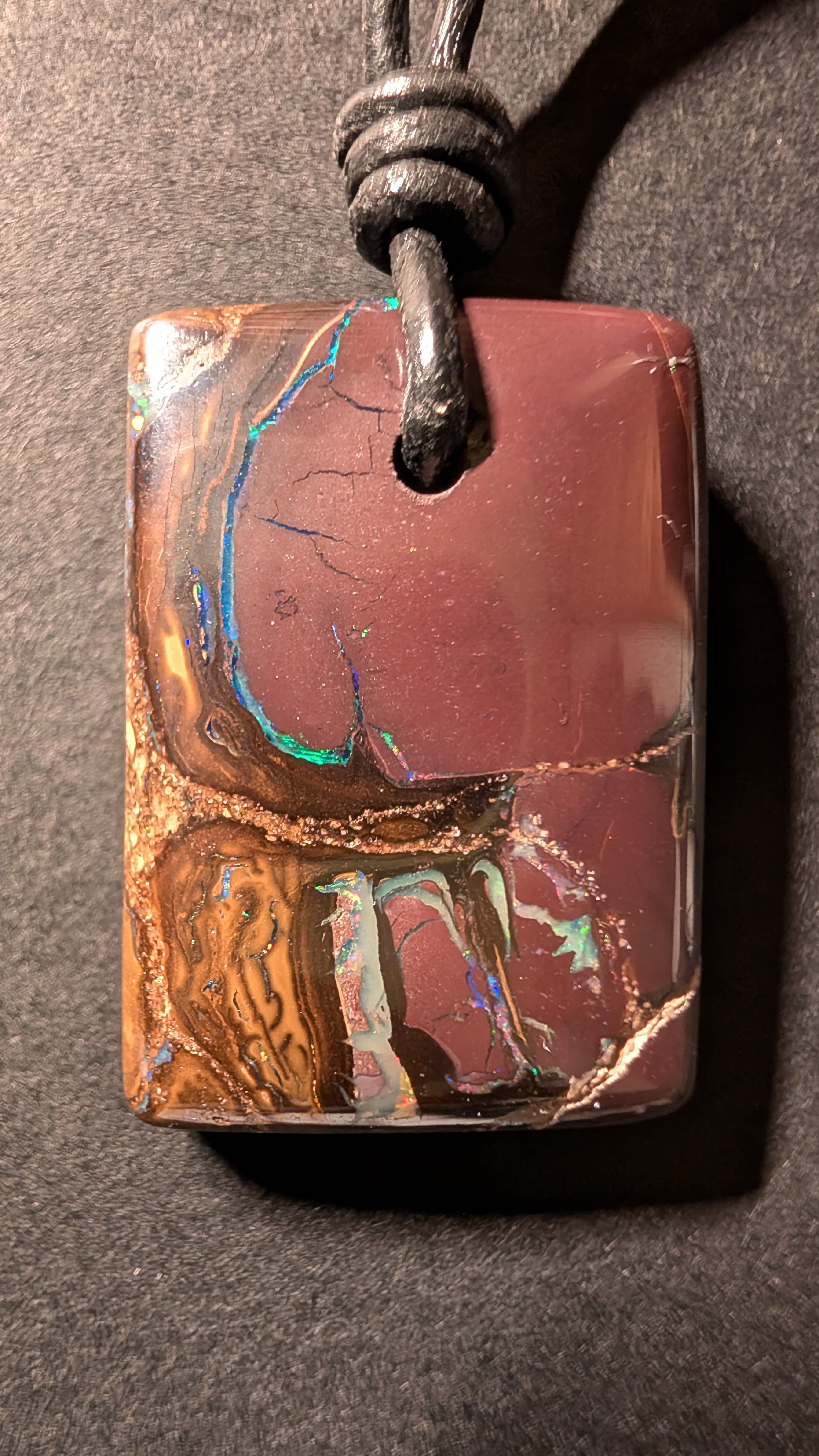 Yowah Boulder Opal - Kette - 50,2 Carat