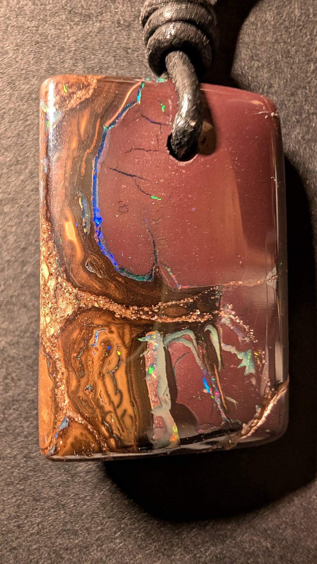 Boulder Opal - Kette - 50,2 Carat