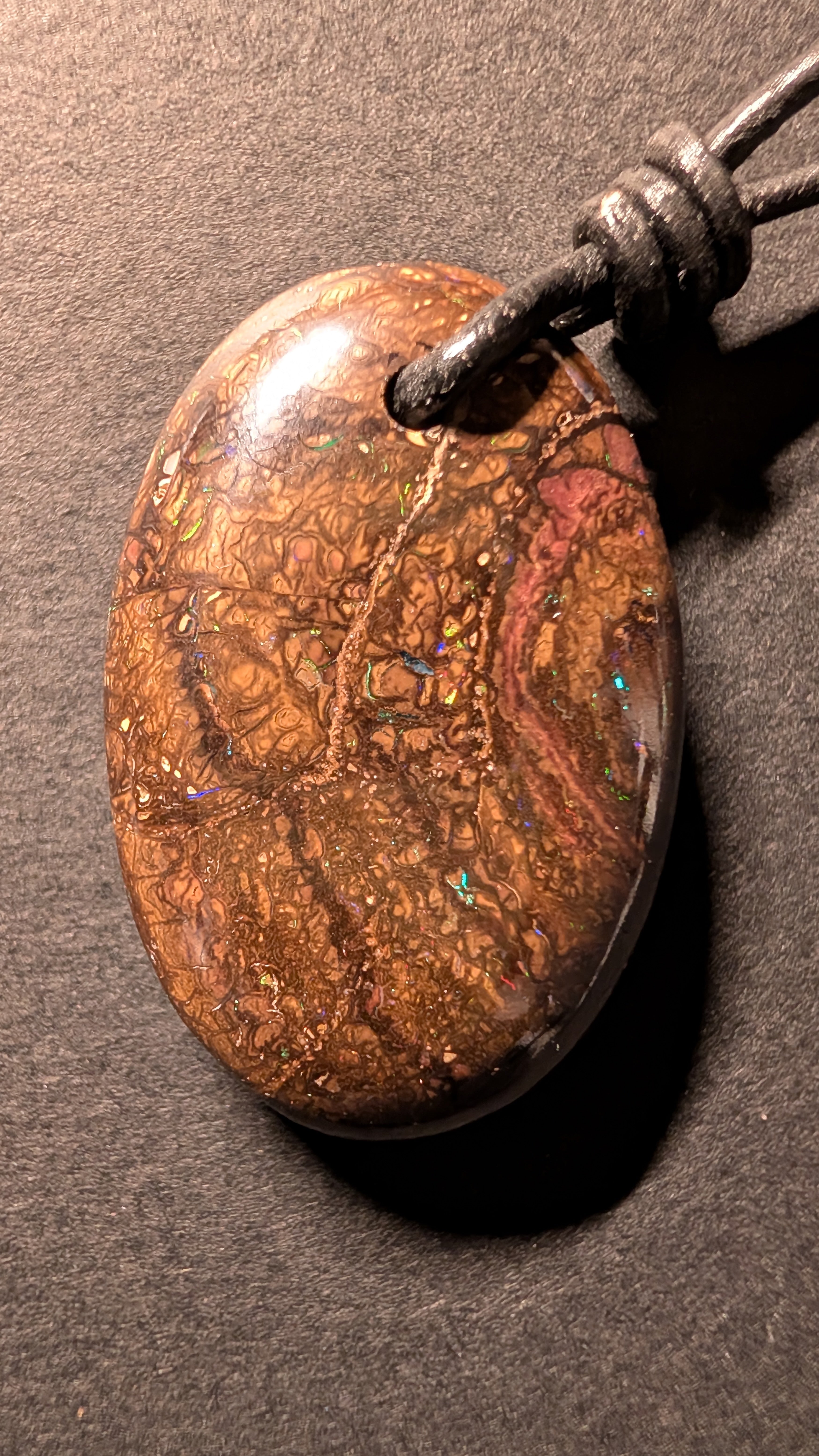 Yowah Boulder Opal - Kette - 61,9 Carat