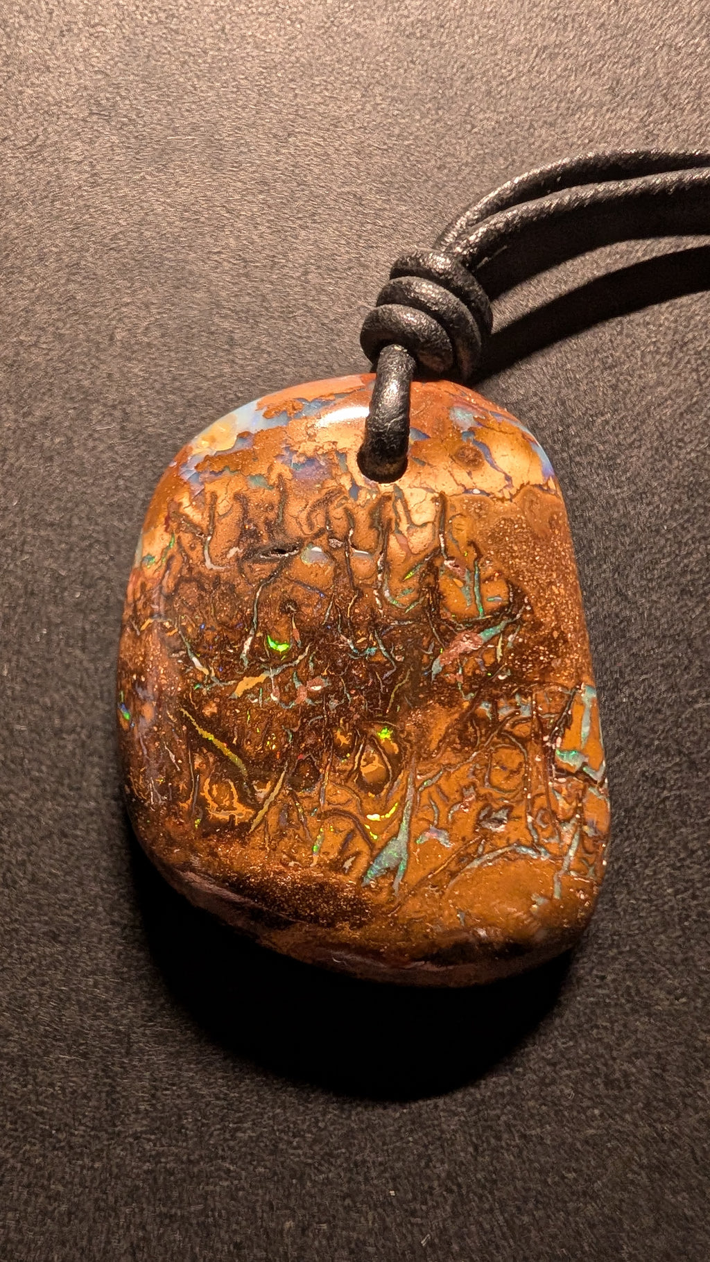 Yowah Boulder Opal - Kette - 53,7 Carat