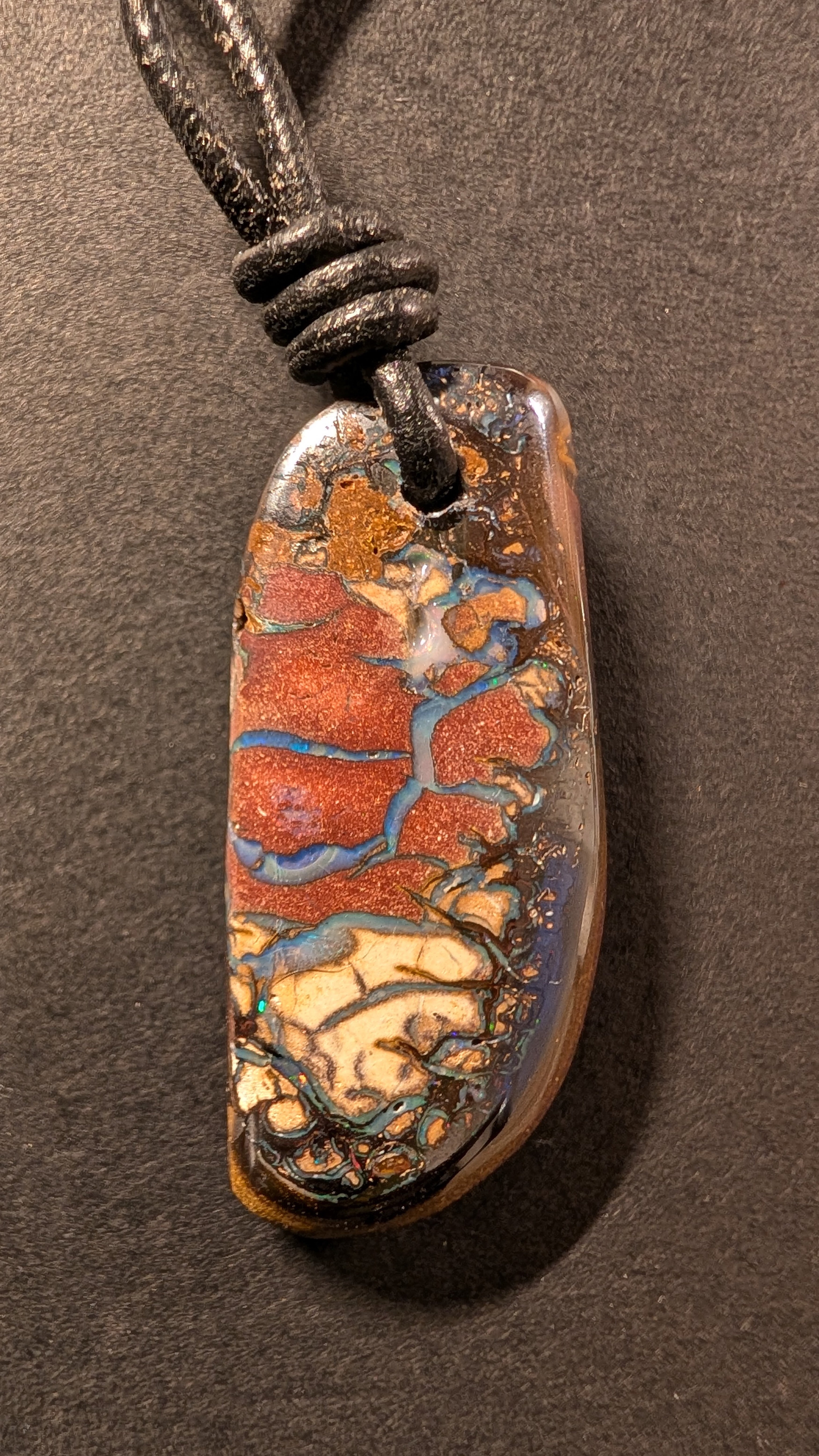 Yowah Boulder Opal - Kette - 40,4 Carat