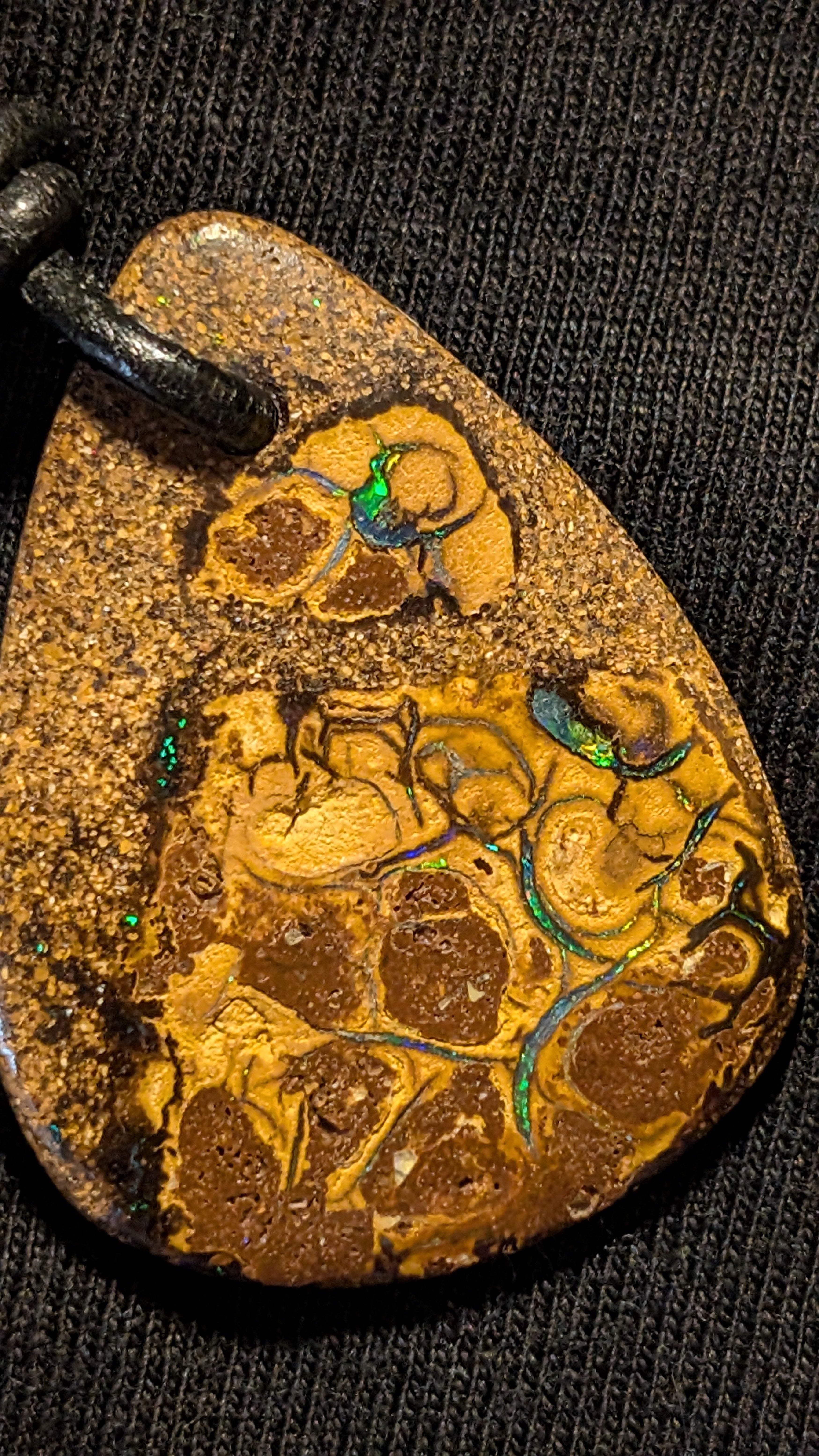 Yowah Boulder Opal - Kette - 26,8 Carat